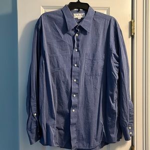 Large Burberry Button Down Shirt